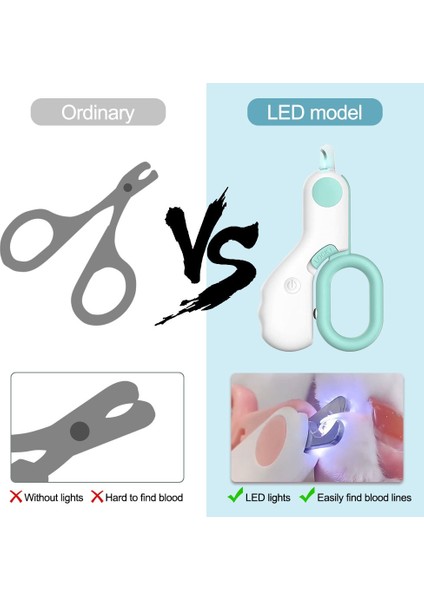 Kedi Tırnak Makası Köpek Tırnak Düzelticiler LED Işık ile Emniyet Kilidi ile Profesyonel Kedi Kesici Makas Köpek Pet Bakım Malzemeleri (Yurt Dışından) modelleri