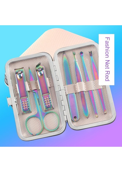 7-12 Adet Profesyonel Tırnak Makası Manikür Seti Titanyum Paslanmaz Çelik Tırnak Kesici Makas Tırnak Eti Makası Tırnak Alet Takımı (Yurt Dışından) indirimleri