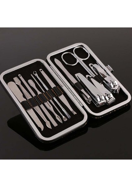 Paslanmaz Çelik Tırnak Bakımı Aracı Setleri Manikür Seti ve Kiti Pedikür Makas Cımbız Bıçak Kulak Temizleme Çubuğu Yardımcı Tırnak Makası Seti (Yurt Dışından) fiyatları