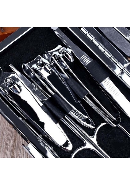 Paslanmaz Çelik Tırnak Bakımı Aracı Setleri Manikür Seti ve Kiti Pedikür Makas Cımbız Bıçak Kulak Temizleme Çubuğu Yardımcı Tırnak Makası Seti (Yurt Dışından) modelleri