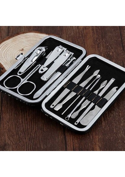 Paslanmaz Çelik Tırnak Bakımı Aracı Setleri Manikür Seti ve Kiti Pedikür Makas Cımbız Bıçak Kulak Temizleme Çubuğu Yardımcı Tırnak Makası Seti (Yurt Dışından) fırsatları
