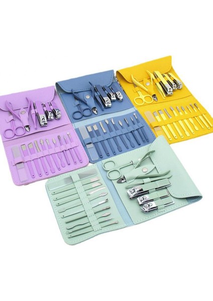 12/8 Adet Manikür Kesiciler Tırnak Makası Seti Ev Paslanmaz Çelik Kulak Kaşık Tırnak Makası Pedikür Tırnak Makası Alet Seti (Yurt Dışından)