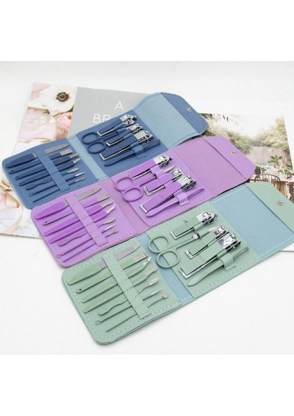 12/8 Adet Manikür Kesiciler Tırnak Makası Seti Ev Paslanmaz Çelik Kulak Kaşık Tırnak Makası Pedikür Tırnak Makası Alet Seti (Yurt Dışından) modelleri