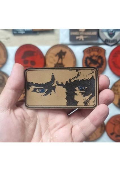 Atatürk Mavi Göz - Deri Peç - Arma - Leather Patch