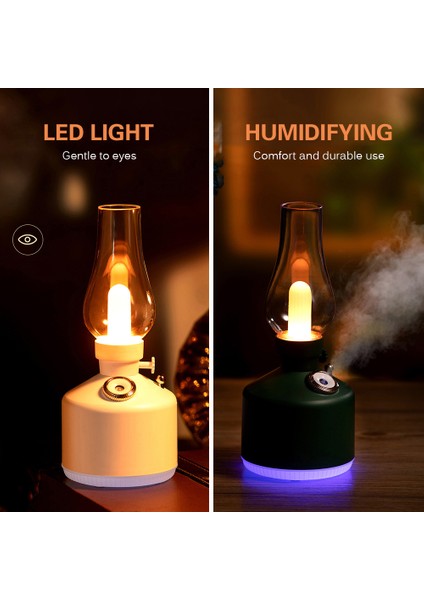 USB Şarj Edilebilir Nemlendirici ile Taşınabilir LED Mistli Fener (Yurt Dışından)