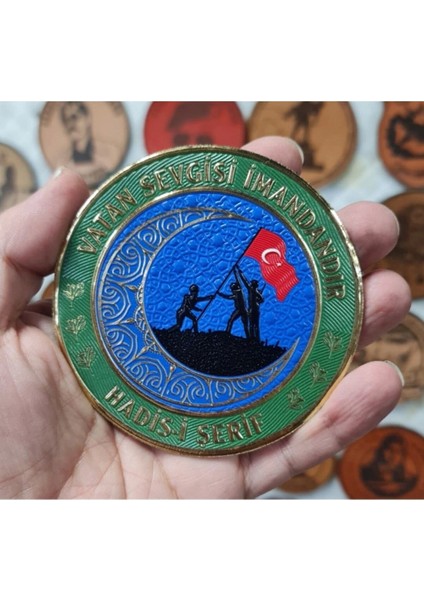 Asker Peç - Vatan Sevgisi Imandandır - Arma - Tpu Patch