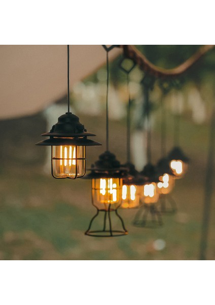Taşınabilir Vintage Kamp Lambası Iki Seviyeli Parlaklık Ayarlı IP44 Su Geçirmez (Yurt Dışından) fırsatları