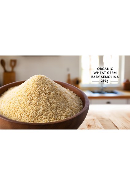 Organik Ruşeymli Bebek Irmik 250 gr