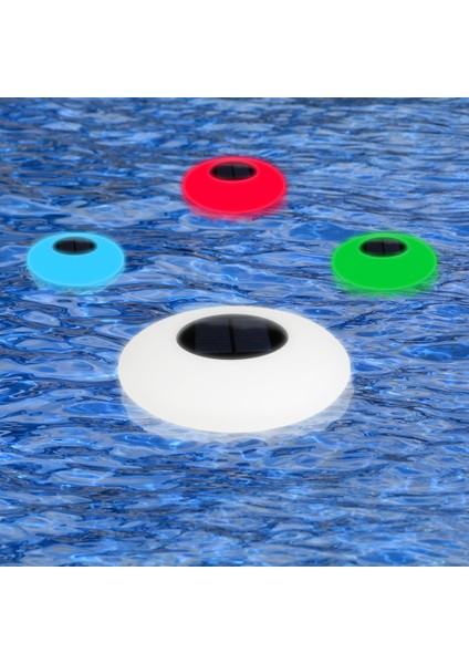 Güneş Enerjili Havuz Işığı 16 Renkli Rgb LED 4 Aydınlatma Modu (Yurt Dışından)