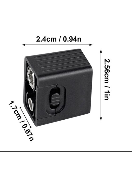 9 Volt Kompakt Ultra Parlak LED Fener (Yurt Dışından)