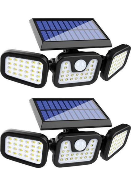 Ev Güneş Enerjili Duvar Lambası Yüksek Parlaklık Açı Ayarlanabilir (Yurt Dışından)