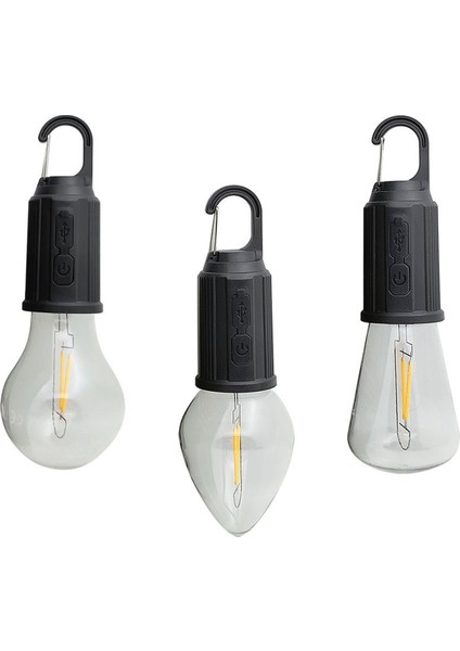 Şarj Edilebilir Taşınabilir Kamp Işığı 3 Ayarlı Parlaklık 400MAH (Yurt Dışından)