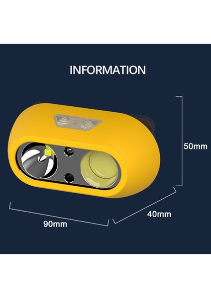 Hafif Ağırlıkta Çoklu Modlu Suya Dalı Baş Lambası (Yurt Dışından) modelleri