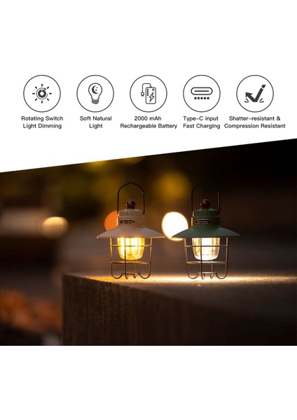 Taşınabilir USB Şarj Edilebilir Kamp Aydınlatması (Yurt Dışından) modelleri