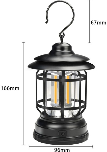 Çevre Kamp Alanı Taşınabilir LED Feneri (Yurt Dışından)