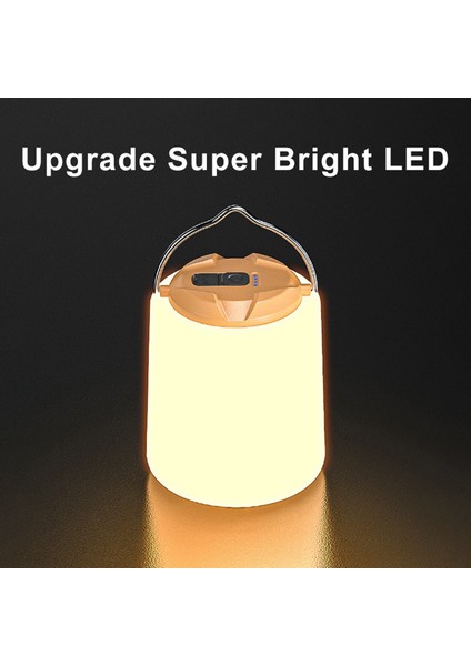 Taşınabilir Suya Dalı USB Şarj Edilebilir LED Kamp Işığı (Yurt Dışından)