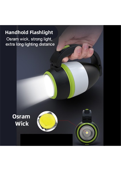 Şarj Edilebilir Kamp Lambası 350 Lumen IPX45 Suya Dalı (Yurt Dışından) fırsatları