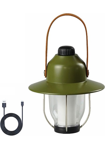 Taşınabilir LED Kamp Çadır Işığı 3 Renkli Sonsuz Ayar (Yurt Dışından)
