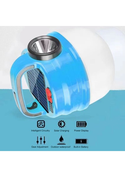 Güneş Enerjili Kamp Lambası USB Ile Yeniden Kullanılabilir (Yurt Dışından)