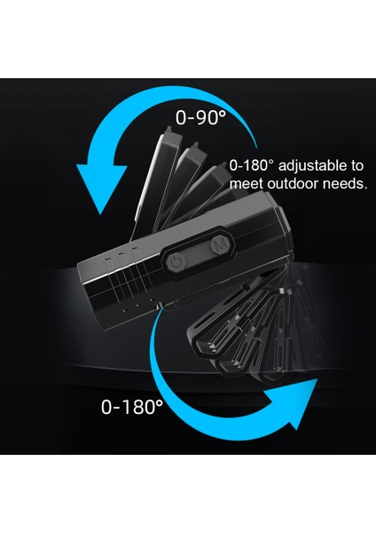 Taşınabilir LED Cephanesi Çevre Suya Dalı USB Şarj Edilebilir (Yurt Dışından)