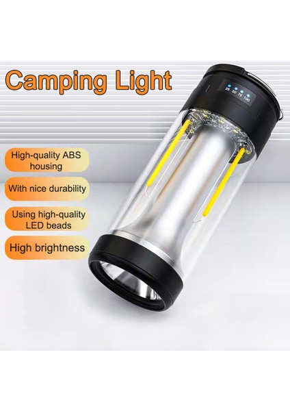3 Iç 1 Şarj Edilebilir 4 Işık Modlu LED Kamp Lambası (Yurt Dışından)