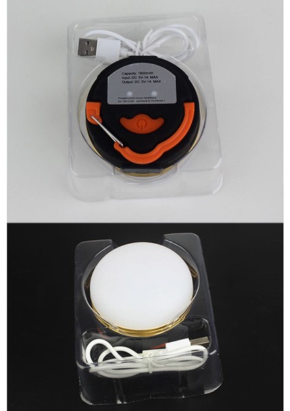 Taşınabilir Şarj Edilebilir 1800MAH 240 Lumen Kamp Lanternı (Yurt Dışından)