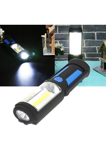 Taşınabilir Cob LED Çalışma Işığı Kırmızı Mıknatıslı Katlanabilir (Yurt Dışından)