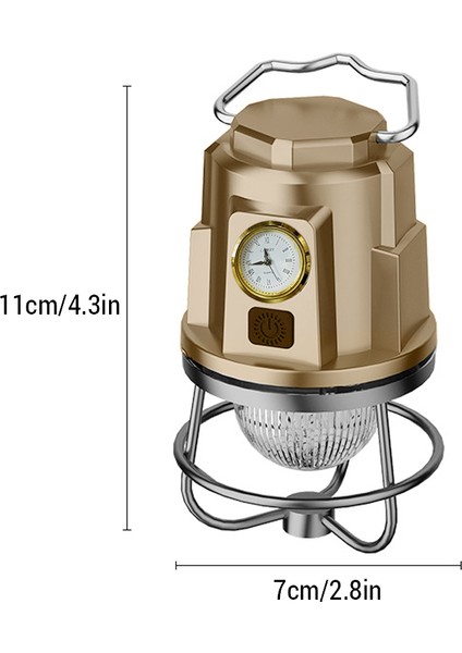 Şarj Edilebilir Kamp Lambası Ipx4 Suya Dalı Ayarlanabilir Parlaklık (Yurt Dışından) fırsatları