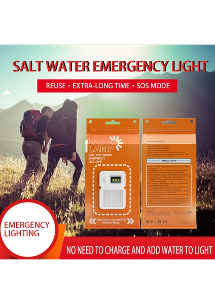 Tuzlu Su Acil Lambası Kamp Için Pil Yok Portable LED (Yurt Dışından) modelleri