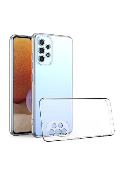 Samsung A13 4g Kılıf Kamera Korumalı Şeffaf Silikon