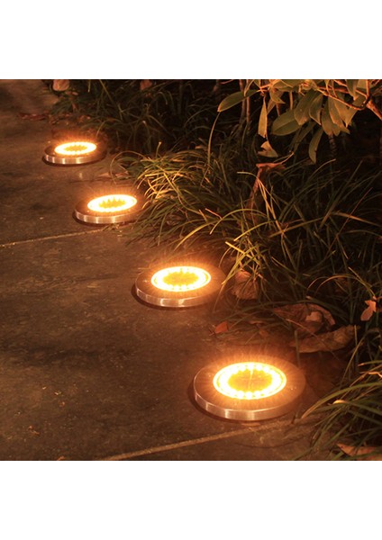 Güneş Enerjili Yerden Aydınlatma 16 LED IP65 Suya Dalı (Yurt Dışından) indirimleri