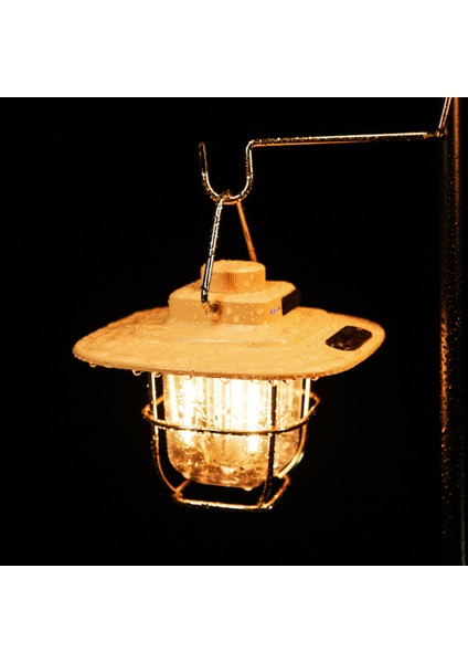 Vintage Suya Dalı Şarj Edilebilir LED Kamp Lanternı (Yurt Dışından)