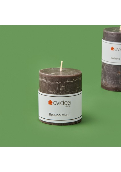 Deco Belluno Mum - Koyu Gri - 8 cm fiyatları