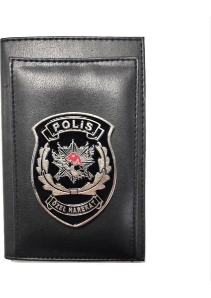 Polis Özel Harekat Kalemlikli Not Defteri Cüzdan (Metal Rozet)