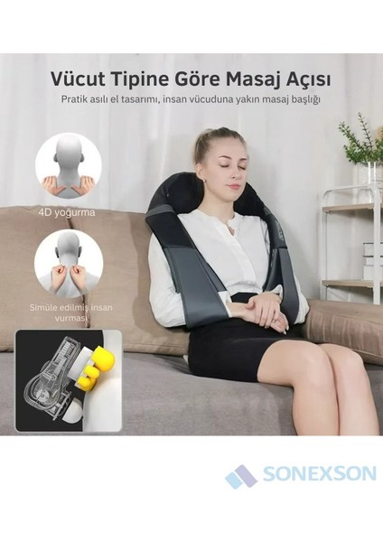 Şarjlı Boyun - Sırt - Omuz- Bel Masaj Aleti / Ayak Masajı / Vücut Masaj Yastığı modelleri
