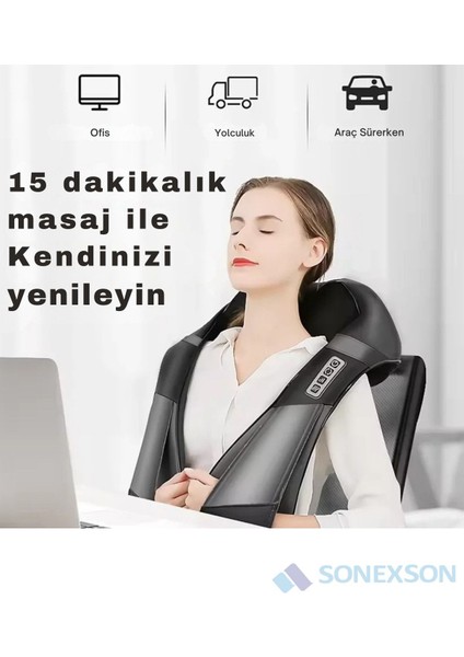 Şarjlı Boyun - Sırt - Omuz- Bel Masaj Aleti / Ayak Masajı / Vücut Masaj Yastığı indirimleri