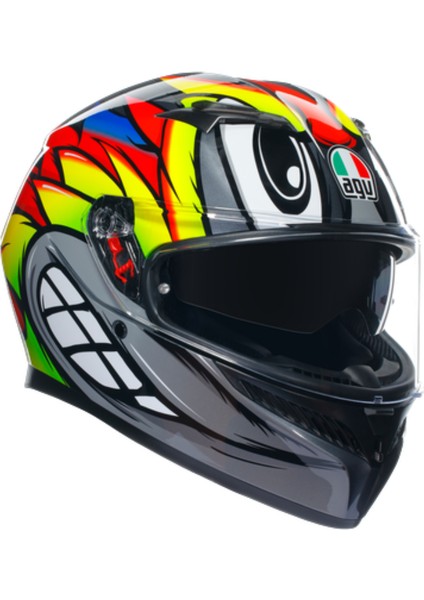 Kask/k3 Mplk Bırdy 2.0 Grey Ylw Red fırsatları