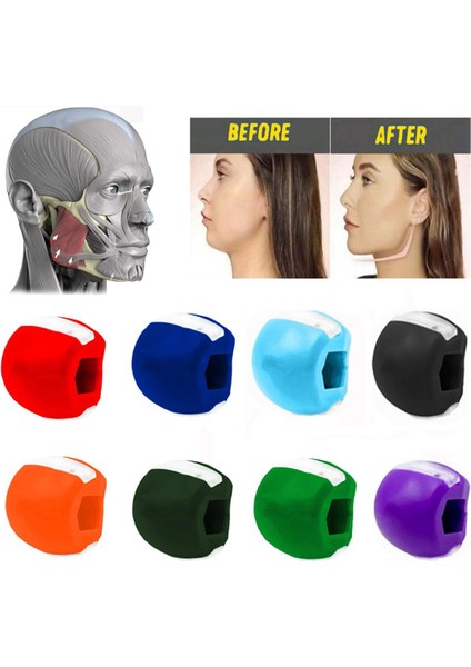 Ince Yüz Masseter Pop N Go Ağız Çene Hattı Çene Kas Egzersiz Topu Çiğneme Bite Breaker Eğitim Çene Kaldırma Masajı Cilt Bakımı (Yurt Dışından)