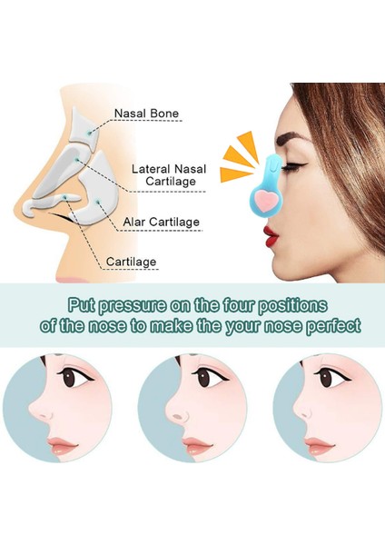 Sihirli Burun Şekillendirici Klip Burun Yukarı Kaldırma Şekillendirme Köprü Doğrultma Güzellik Slimmer Cihazı Yumuşak Silikon Hiçbir Ağrılı Zarar (Yurt Dışından) fırsatları