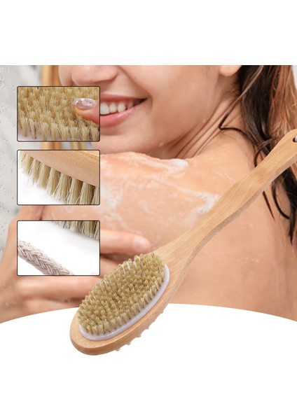 Trendygirl Vücut Fırçası Çok Fonksiyonlu Çift Taraflı Cilt Bakımı Kuru Vücut Fırçası (Yurt Dışından)