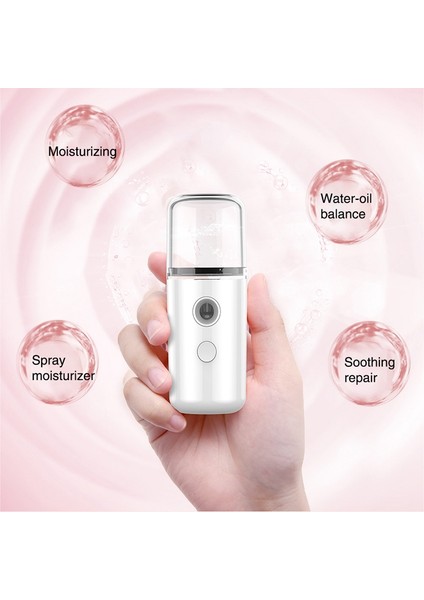 Sis Püskürtücü Mini 30 ml Nano Taşınabilir Yüz Spreyi Yüz Buhar Makinesi Nemlendirici Cilt Bakımı Nemlendirici Instent (Yurt Dışından) modelleri