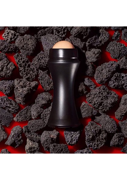 Yüz Yağı Emici Rulolar Volkanik Taş Leke Çıkarıcı Rolling Stick - Siyah (Yurt Dışından) fırsatları