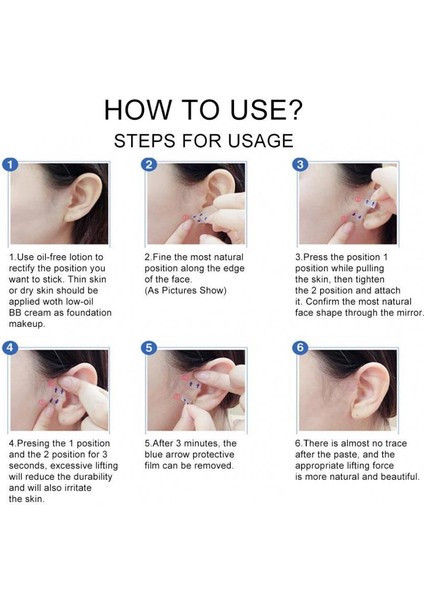 40 Adet/takım Görünmez Kaldırma Yüz Etiket Makyaj Yüz Çene Kaldırma Pedleri Yüz Ince Bant (Yurt Dışından) fırsatları