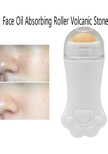 Doğal Volkanik Rulo Yağ Kontrolü Haddeleme Taş Yüz Cilt Bakımı Aracı Yüz Temizleme Yağı Emme Rulo Topu Beyaz (Yurt Dışından) modelleri