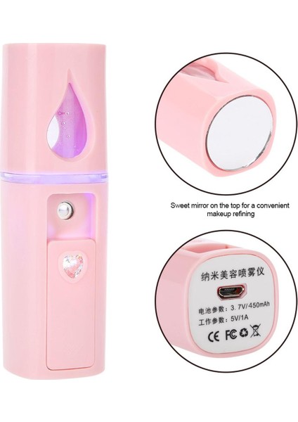 Nano Yüz Mister Handy Cool Mist Sprey Nemlendirici Yüz Nemlendirme Atomizasyon (Yurt Dışından)