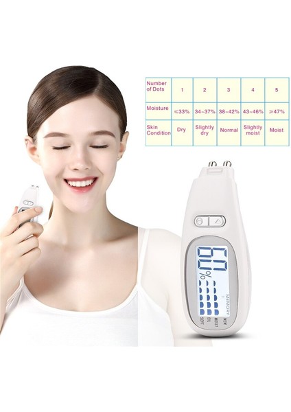 Taşınabilir LCD Ekran Dijital Yüz Cilt Analiz Cihazı Nem Yağı Içeriği Dijital Nem Analiz Cihazı Monitörü Elde Taşınabilir Cilt Bakım ARACIMR400（MR400） (Yurt Dışından) fiyatları