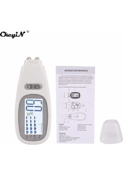 Taşınabilir LCD Ekran Dijital Yüz Cilt Analiz Cihazı Nem Yağı Içeriği Dijital Nem Analiz Cihazı Monitörü Elde Taşınabilir Cilt Bakım ARACIMR400（MR400） (Yurt Dışından) fırsatları