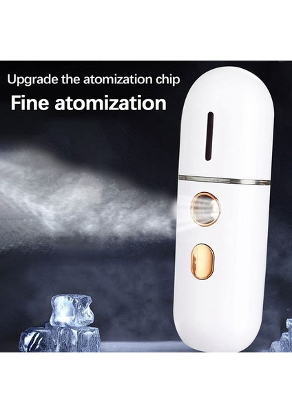 Xhhdqes Taşınabilir Yüz Buhar Makinesi, Mini USB Yüz Nemlendirici, Nano Yüz Püskürtücü, Kullanışlı Yüz Buhar Makinesi Sis Püskürtme Makinesi (Yurt Dışından) fırsatları