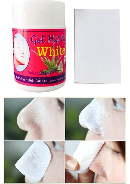 Beyaz Aloe Vera Jel Temizleme Burun Şeritleri Siyah Nokta Kaldırmak Için Gözenekleri Küçültmek Beyaz Nokta Gözenek Şeritleri Maskeleri Peeling Jel Tedavisi (Yurt Dışından)