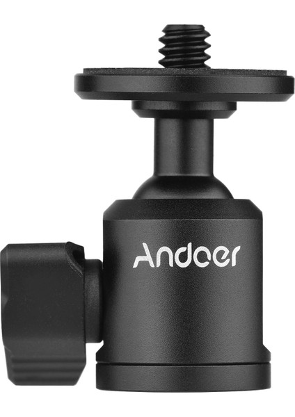 Minik Top Başlıklı Kamera Tripod Adaptörü 1/4 Inç Vida Alüminyum Alaşımlı (Yurt Dışından)